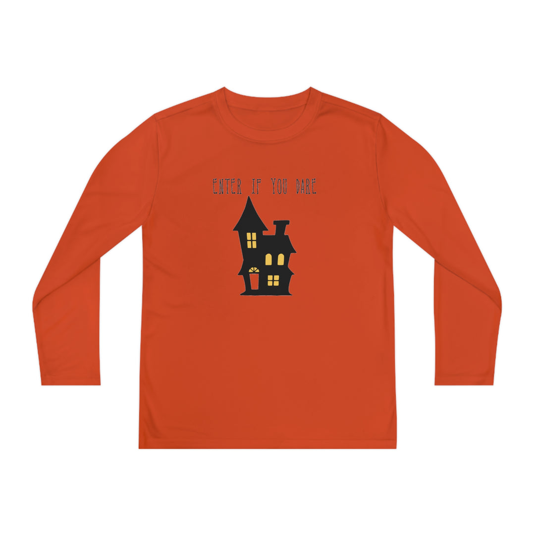 Enter if you dare-Youth Long Sleeve Competitor Tee