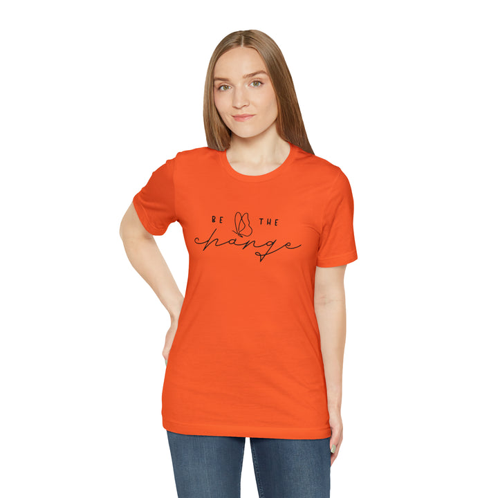 Be the change-Unisex Jersey Short Sleeve Tee