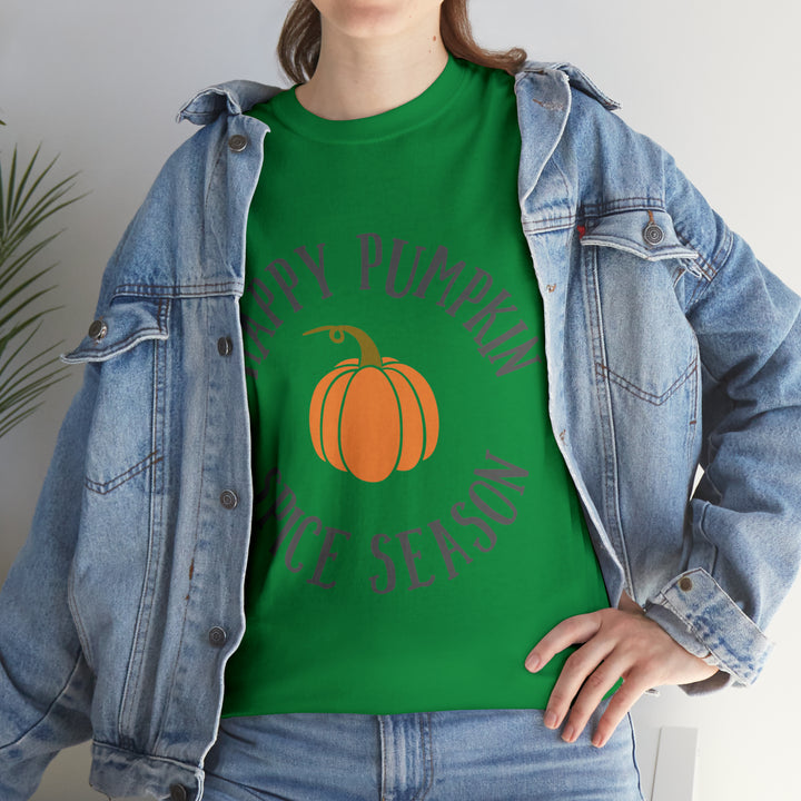 Happy Pumpkin=Unisex Heavy Cotton Tee