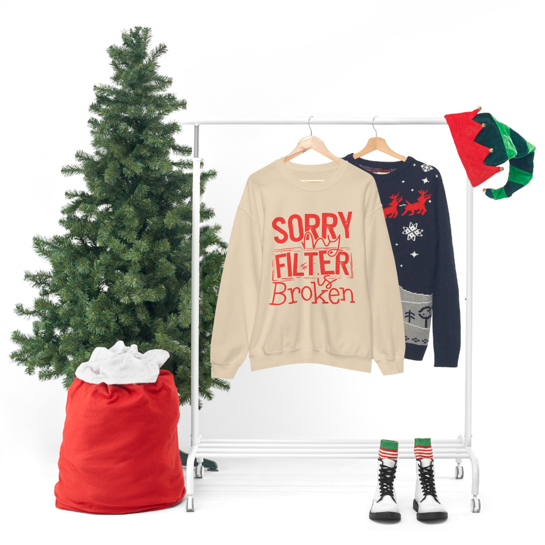 Sorry my Filter is Broken-Unisex Heavy Blend™ Crewneck Sweatshirt