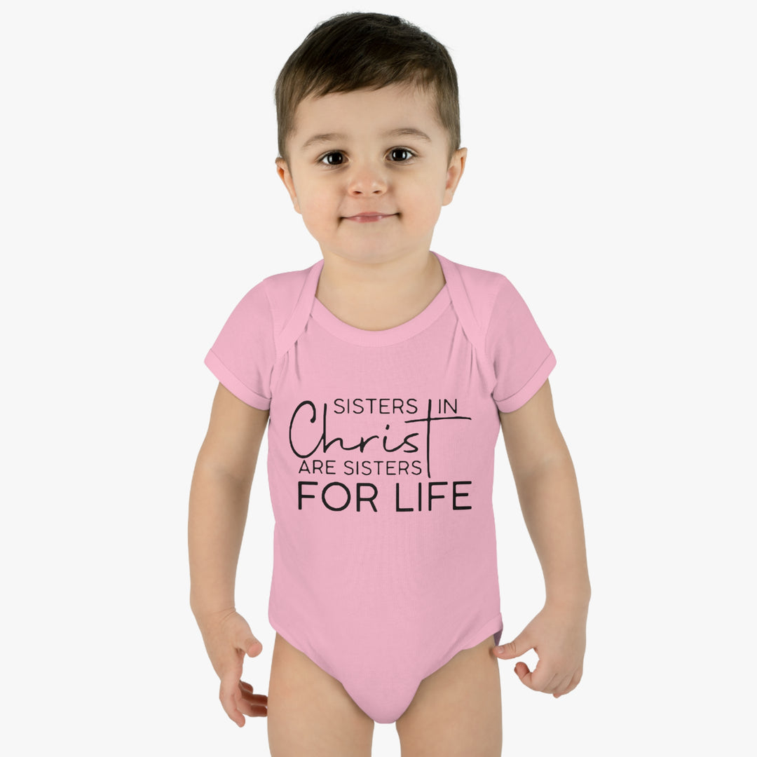 SISTER IN CHRIST-Infant Baby Rib Bodysuit