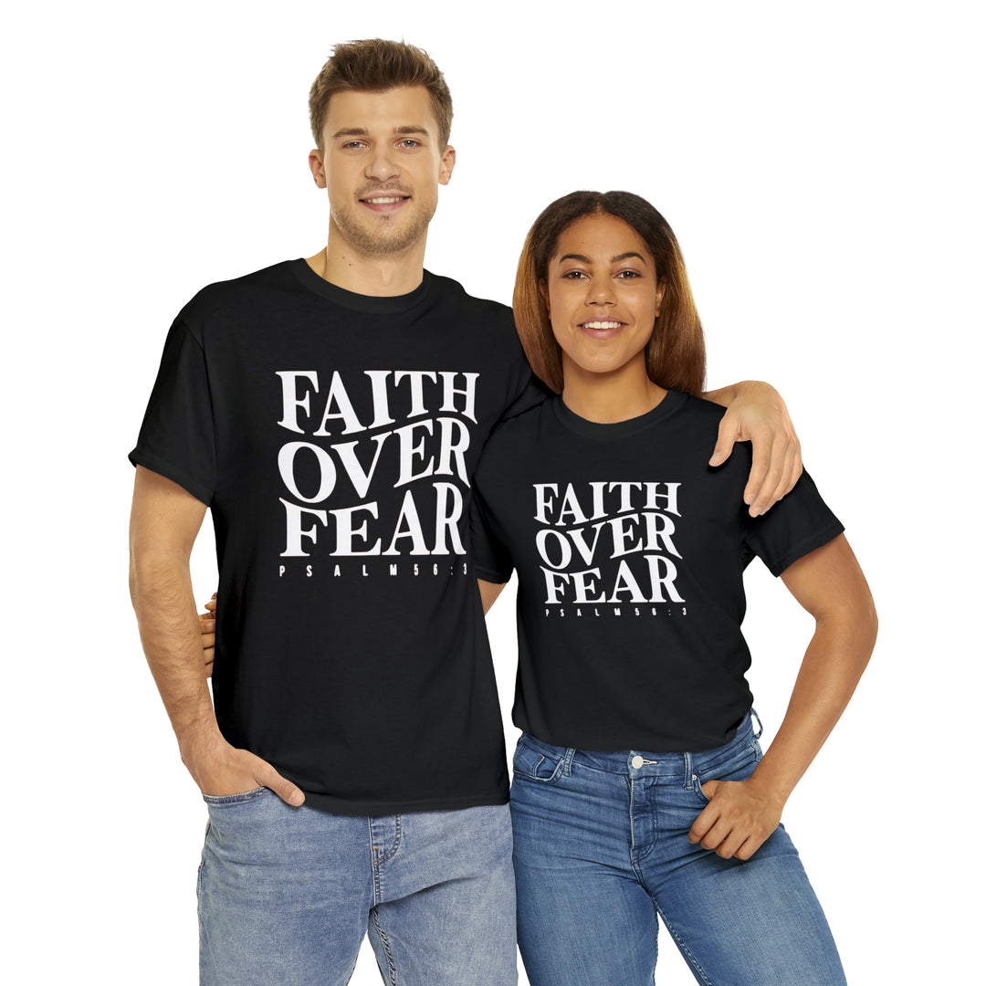 Faith Over Fear-Unisex Heavy Cotton Tee