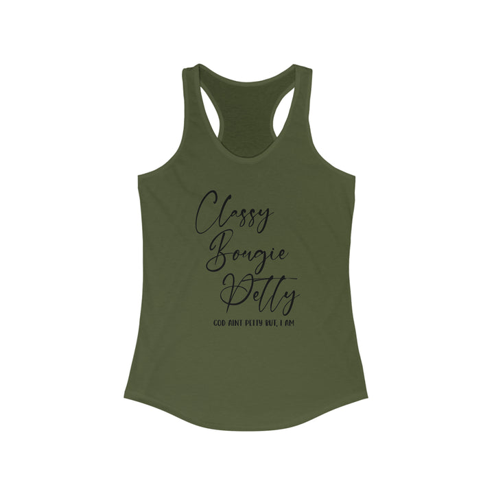 Classy Petty-Women's Ideal Racerback Tank