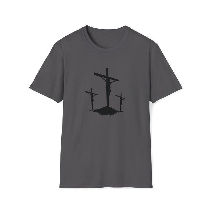 3 Wooden Cross Unisex Softstyle T-Shirt