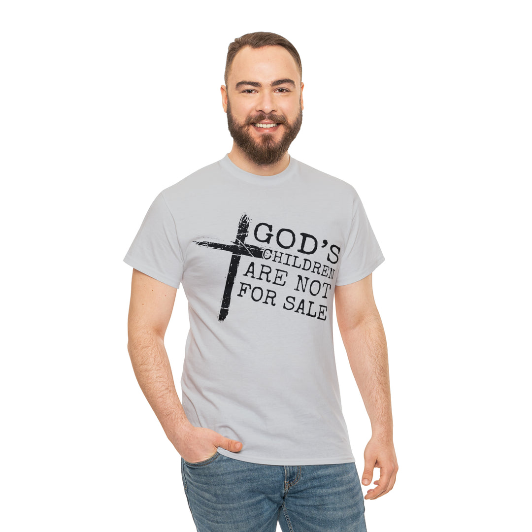 Gods children are not for sale-Unisex Heavy Cotton Tee