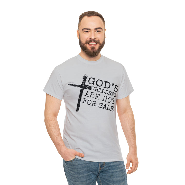 Gods children are not for sale-Unisex Heavy Cotton Tee