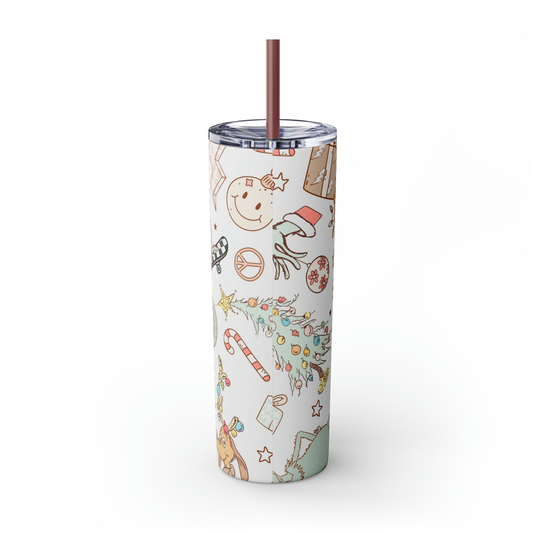 Skinny Tumbler with Straw, 20oz