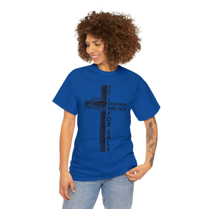 gods children are not for sale-Unisex Heavy Cotton Tee