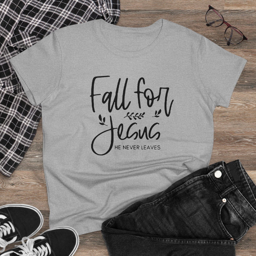 Fall For Jesus Women's Midweight Cotton Tee