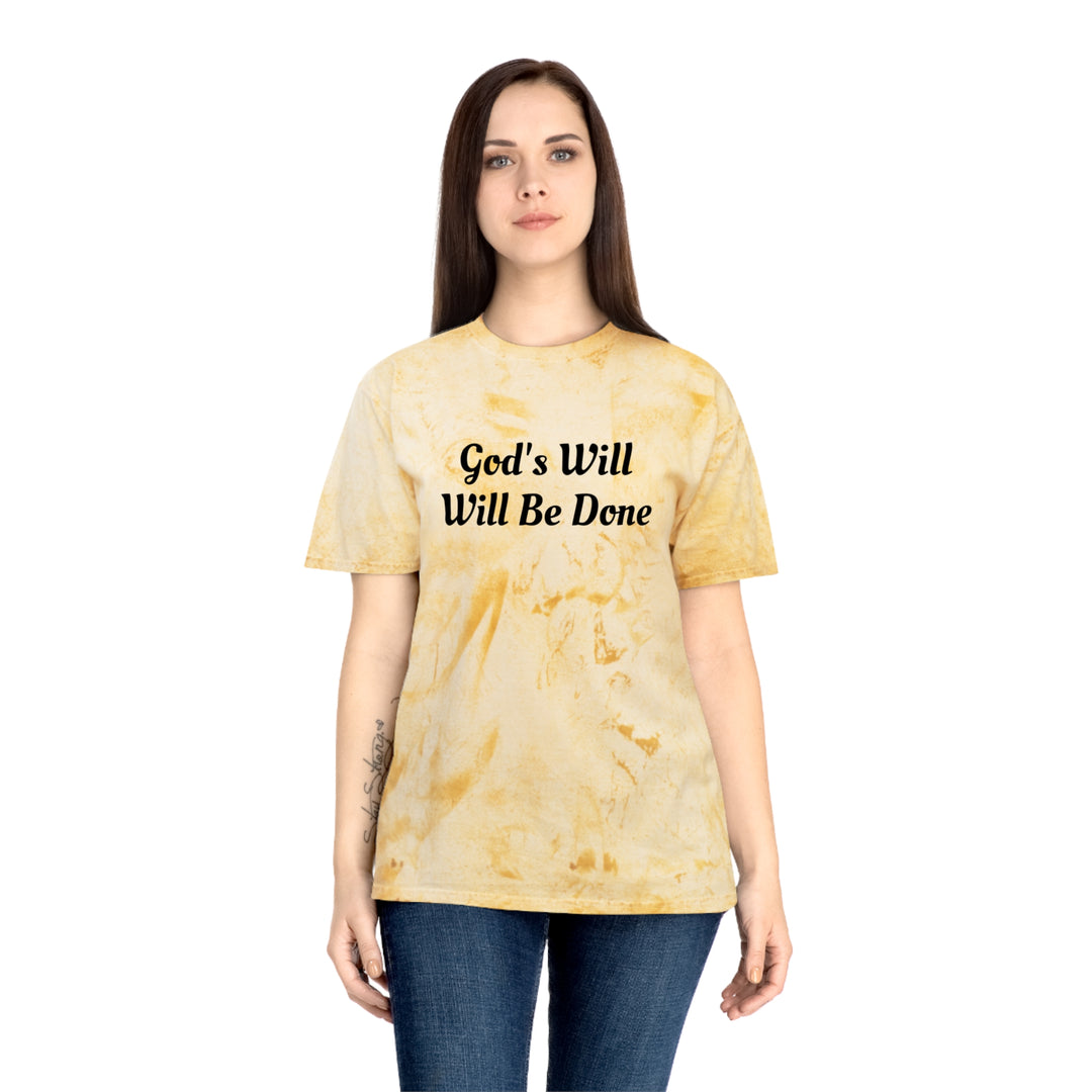 God's Will-Unisex Color Blast T-Shirt