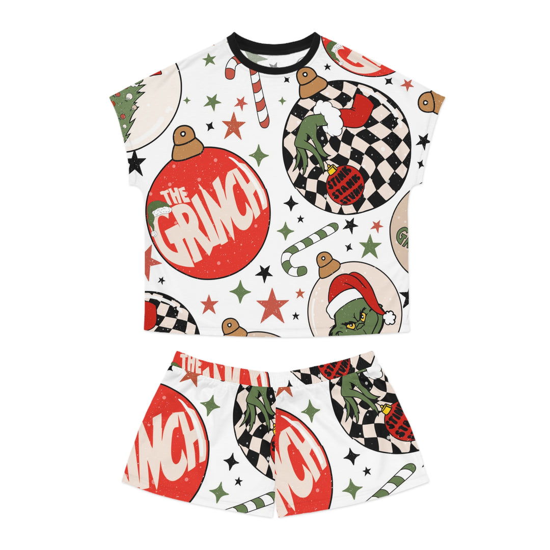 grinchmess Women's Short Pajama Set (AOP)