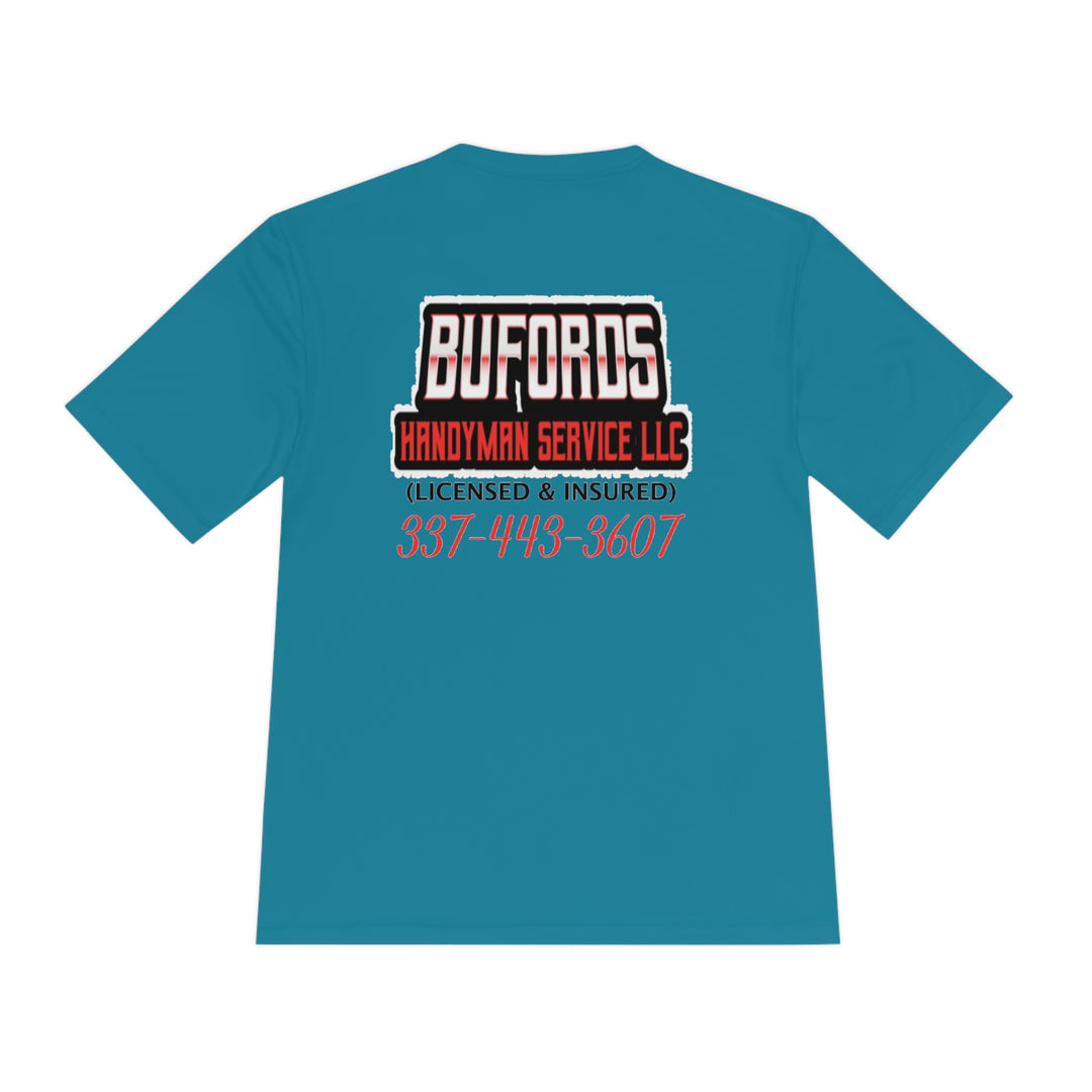 BUFORDS HANDYMAN SERVICE-Unisex Moisture Wicking Tee