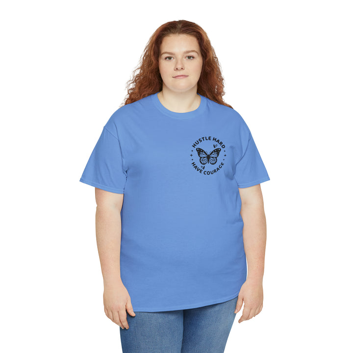 Hustle Hard-Unisex Heavy Cotton Tee
