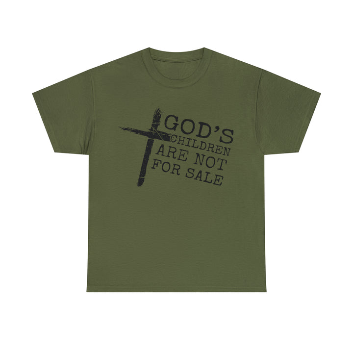 Gods children are not for sale-Unisex Heavy Cotton Tee
