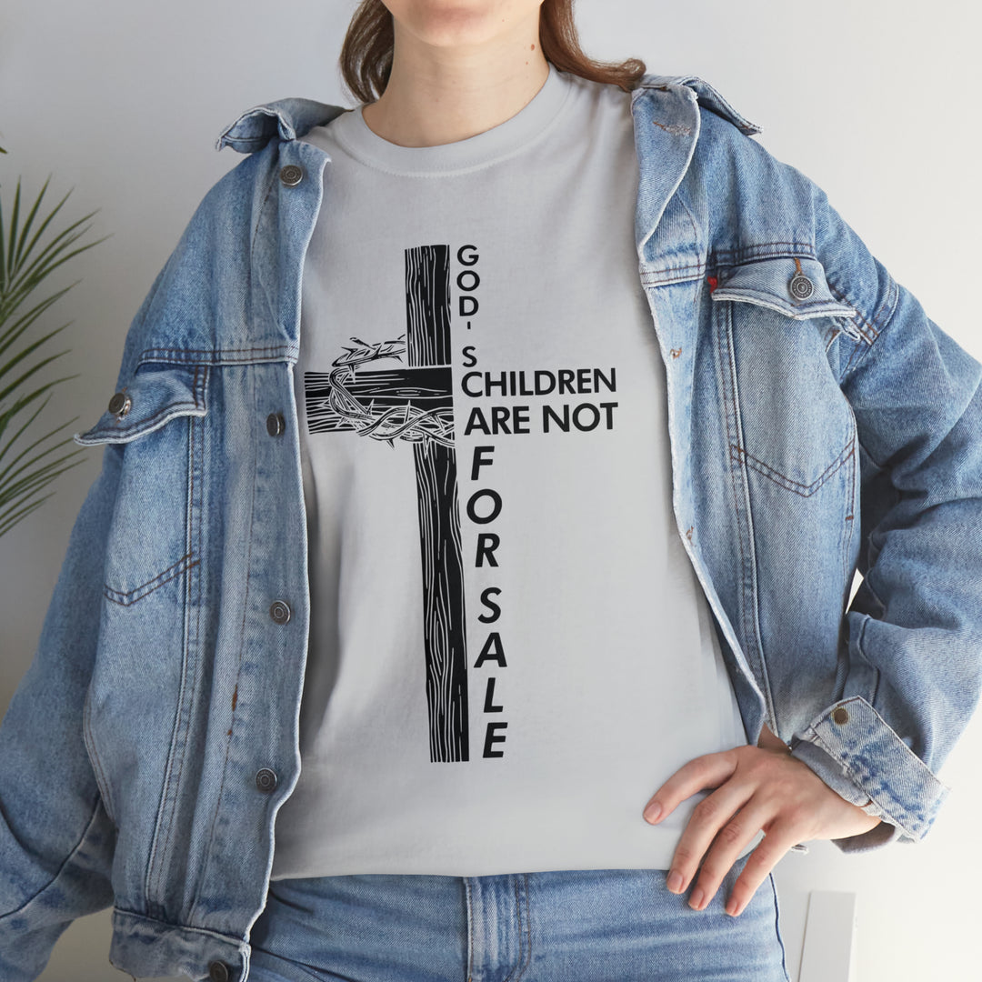 gods children are not for sale-Unisex Heavy Cotton Tee