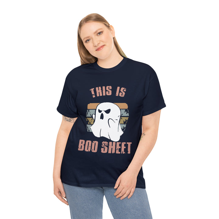 This is Boo Sheet-Unisex Heavy Cotton Tee