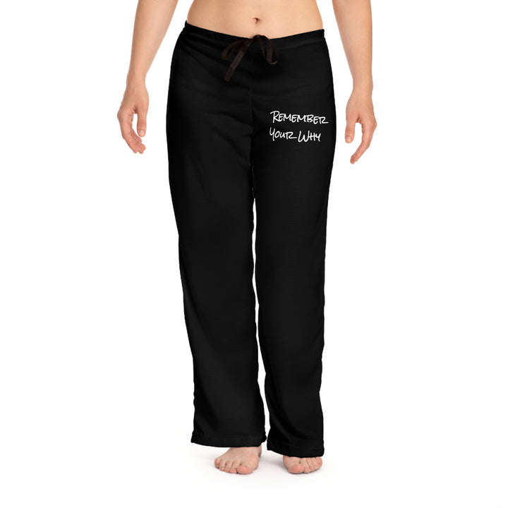 Remember your why-Women's Pajama Pants (AOP)