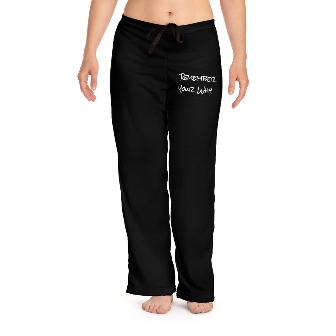 Remember your why-Women's Pajama Pants (AOP)