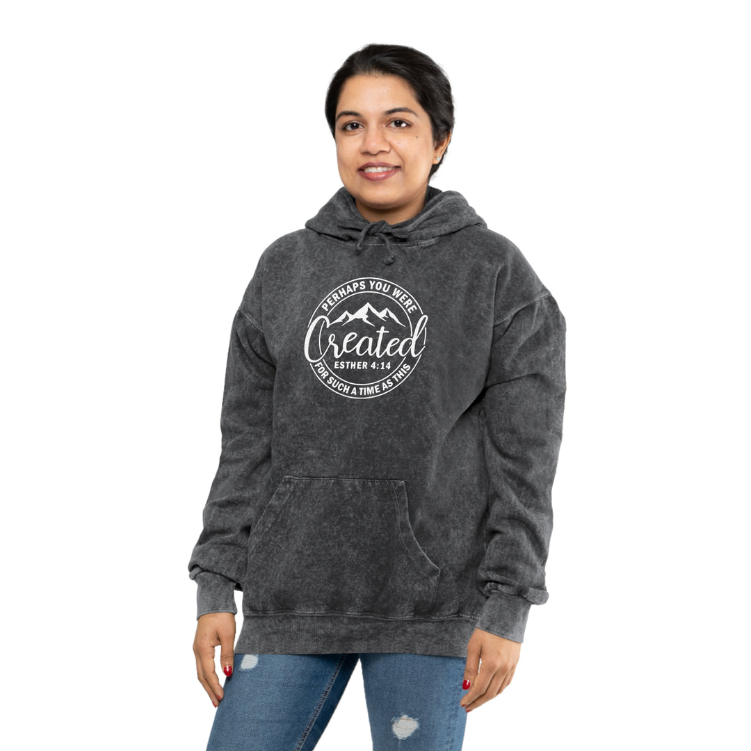 CREATED WITH PURPOSE=Unisex Mineral Wash Hoodie
