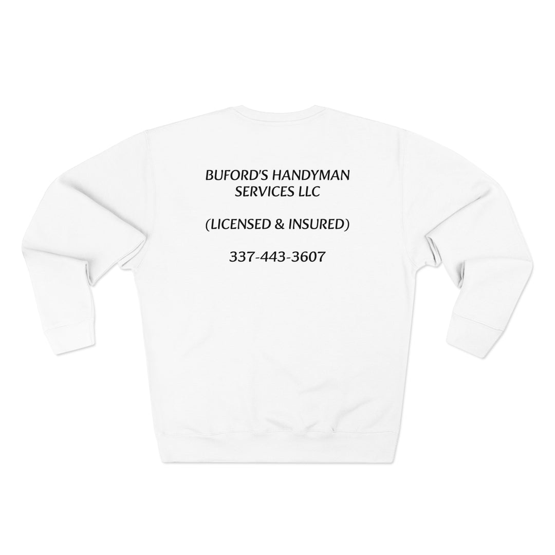 BUFORDS HANDYMAN SERVICES-Unisex Premium Crewneck Sweatshirt