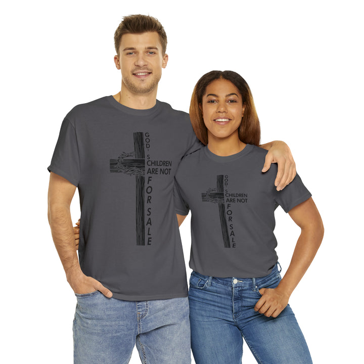 gods children are not for sale-Unisex Heavy Cotton Tee