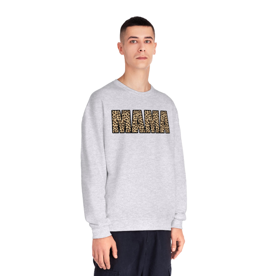 leopard MAMA Unisex NuBlend® Crewneck Sweatshirt