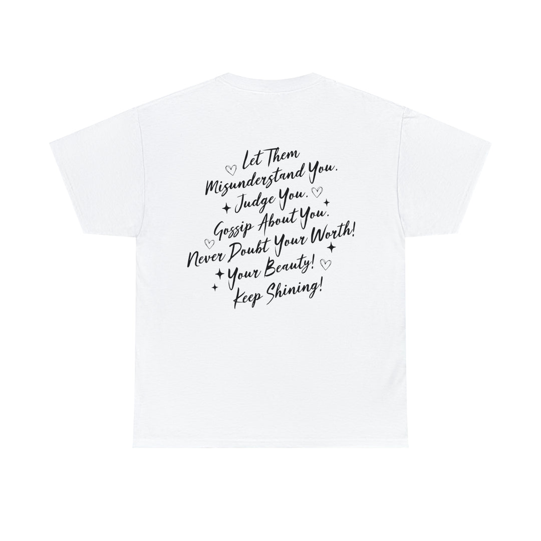 LET THEM-Unisex Heavy Cotton Tee
