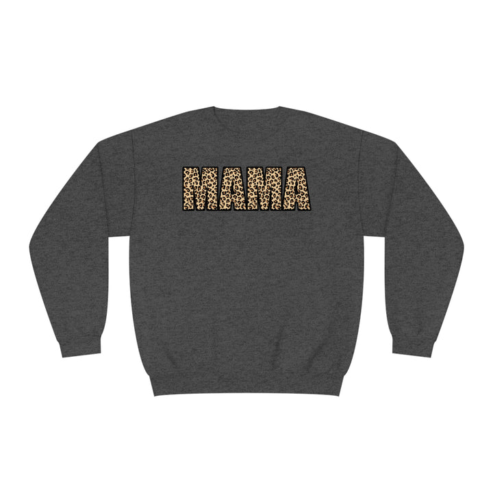 leopard MAMA Unisex NuBlend® Crewneck Sweatshirt