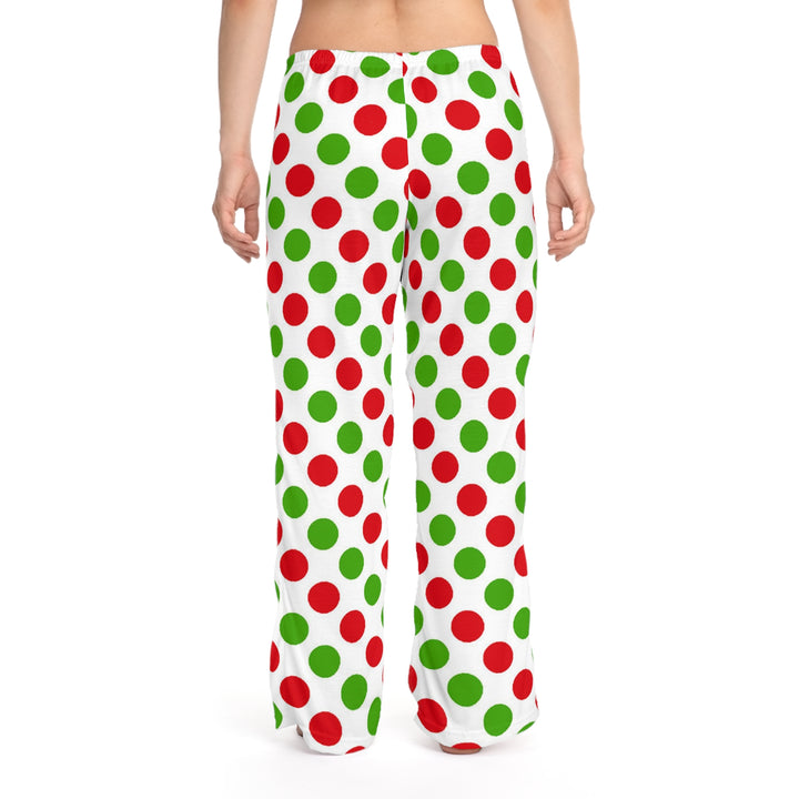 Poke A Dot Christmas Women's Pajama Pants (AOP)