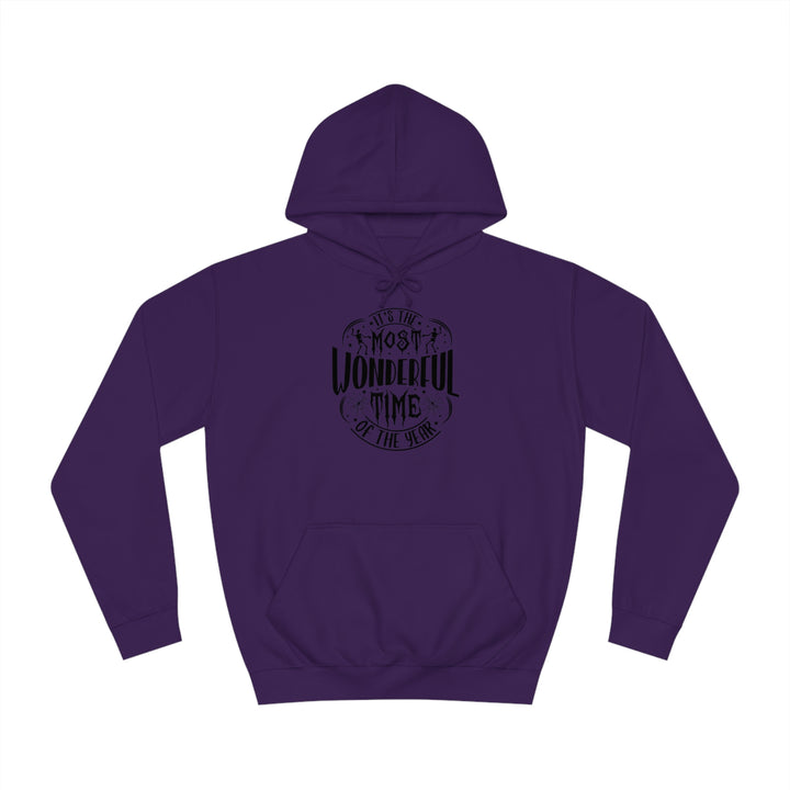 Its the most wonderful time of year-halloween-Unisex College Hoodie