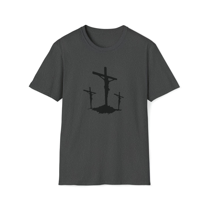 3 Wooden Cross Unisex Softstyle T-Shirt