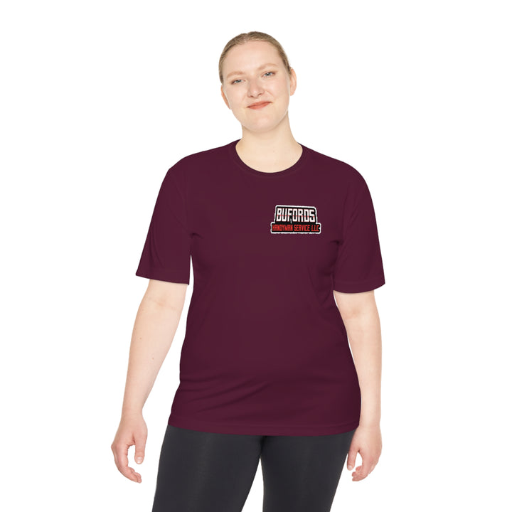 BUFORDS HANDYMAN SERVICE-Unisex Moisture Wicking Tee