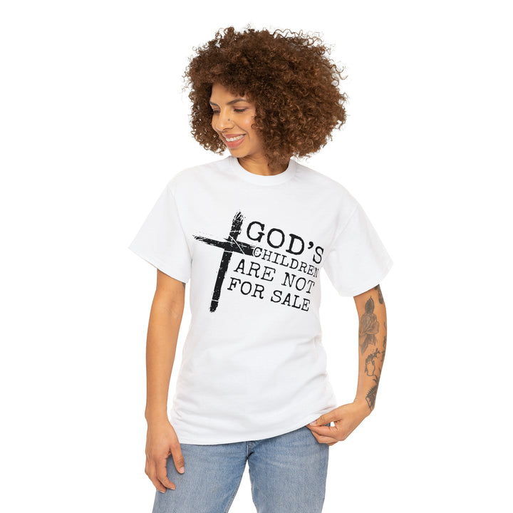 Gods children are not for sale-Unisex Heavy Cotton Tee