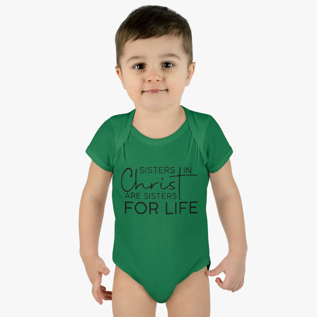 SISTER IN CHRIST-Infant Baby Rib Bodysuit