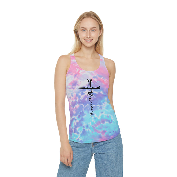 Redeemed Tie Dye Racerback Tank Top