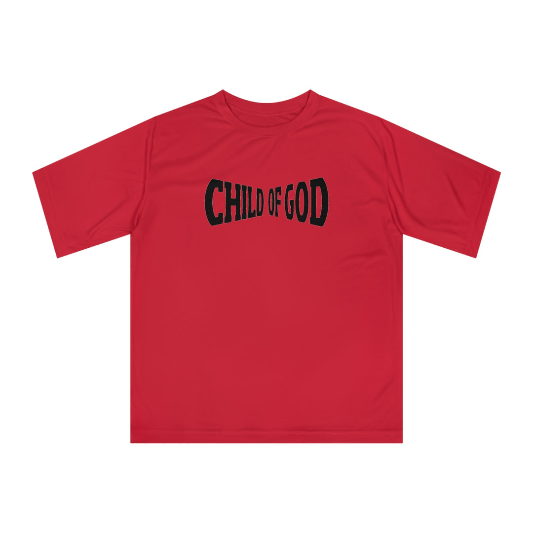 Child Of God/Salvation=Unisex Zone Performance T-shirt