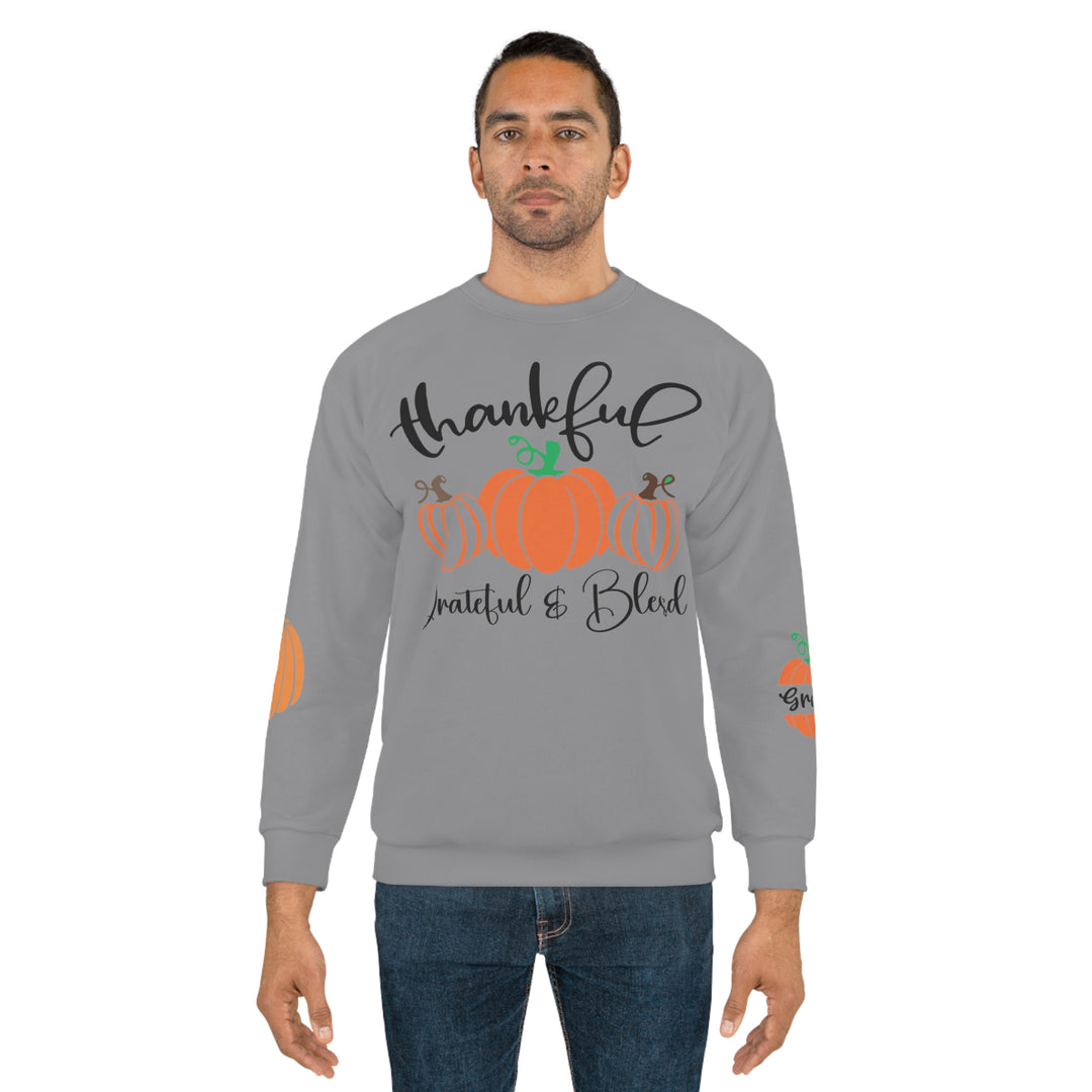 Thankful Grams=Unisex Sweatshirt (AOP)