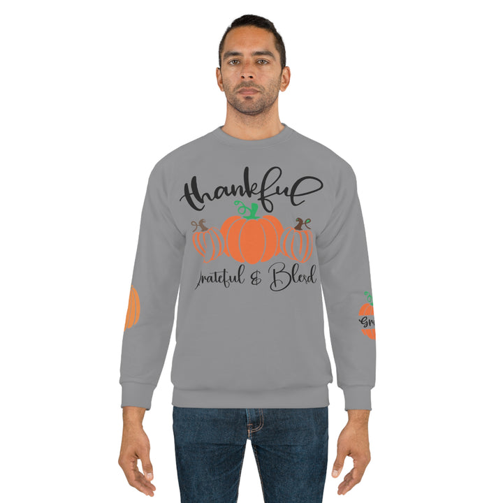 Thankful Grams=Unisex Sweatshirt (AOP)