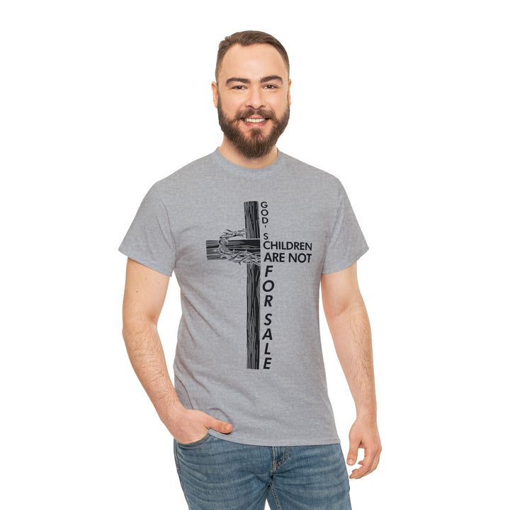 gods children are not for sale-Unisex Heavy Cotton Tee