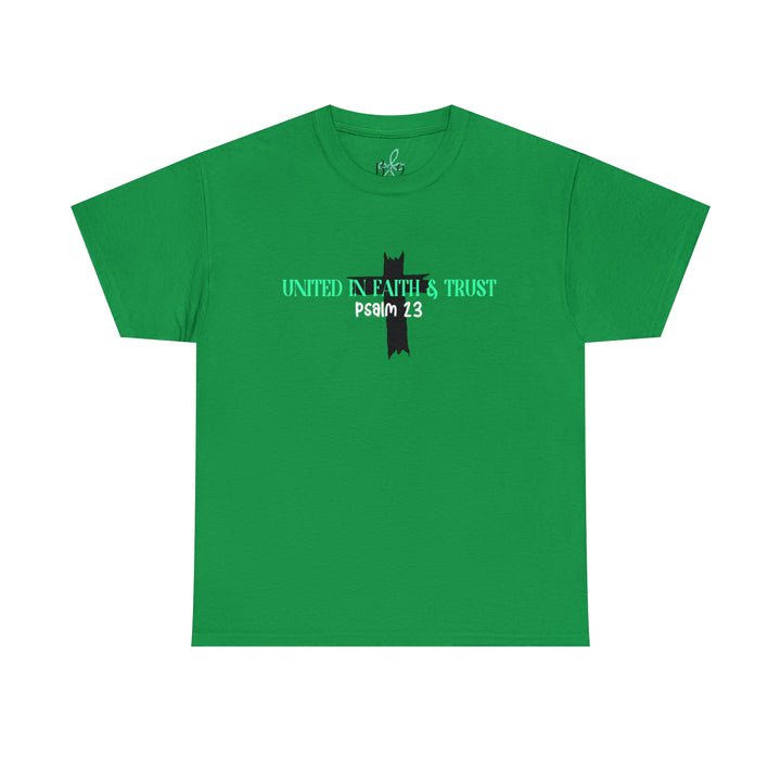 UNITED IN FAITH & TRUST-Unisex Heavy Cotton Tee
