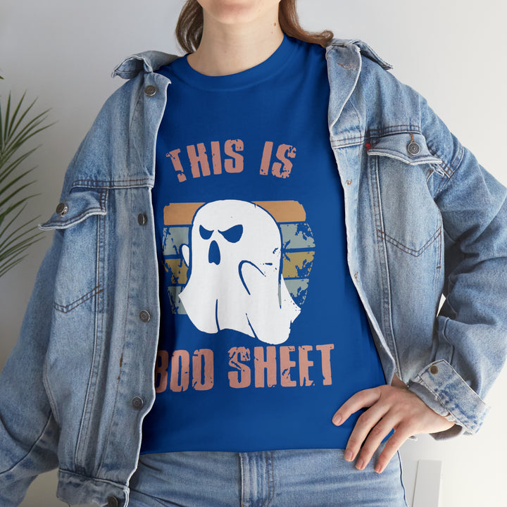 This is Boo Sheet-Unisex Heavy Cotton Tee