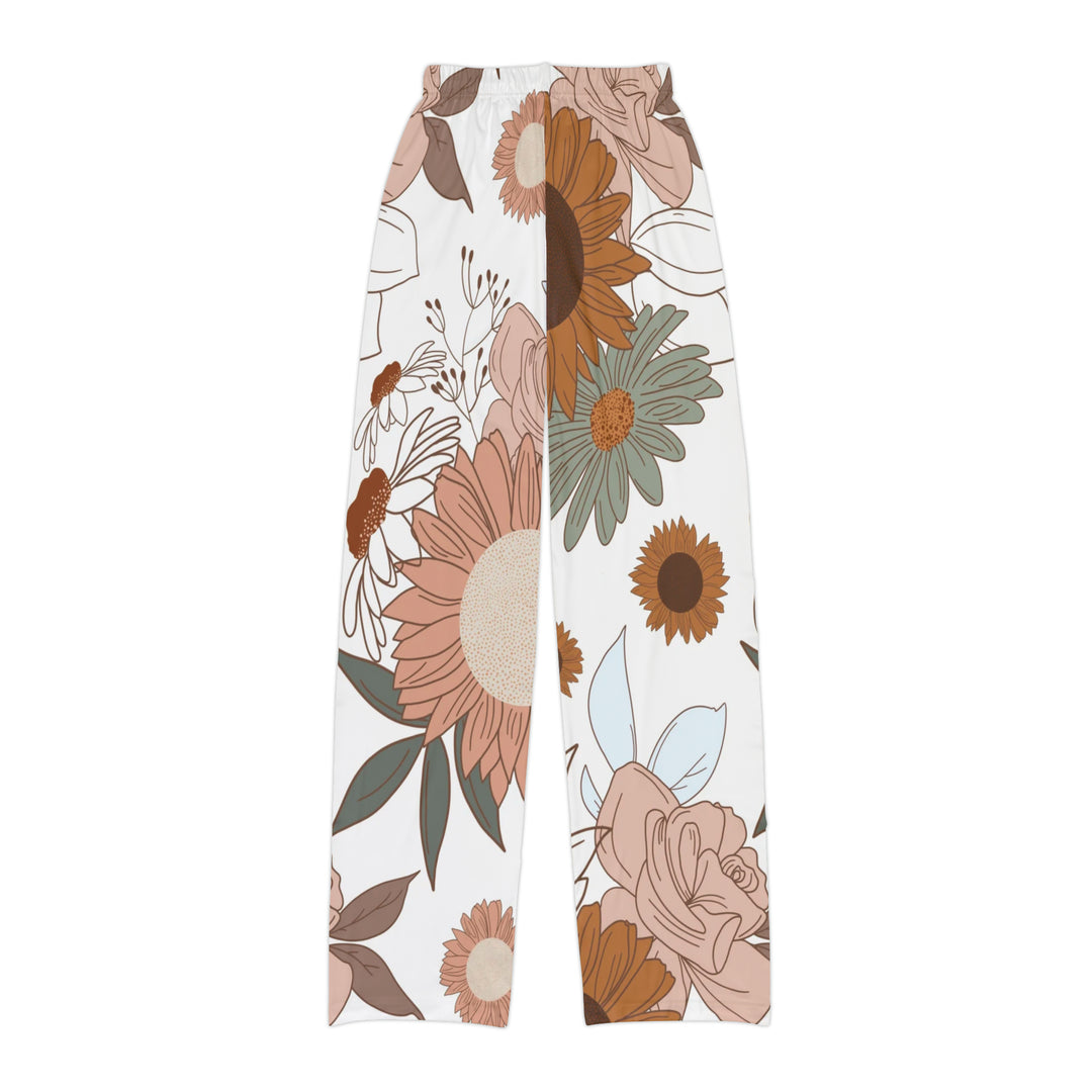 Fall Sunflower Kids Pajama Pants (AOP)