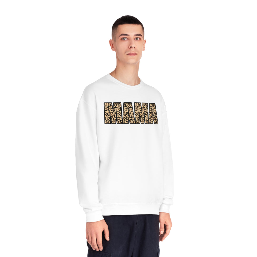 leopard MAMA Unisex NuBlend® Crewneck Sweatshirt
