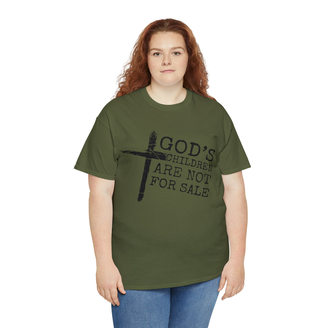 Gods children are not for sale-Unisex Heavy Cotton Tee