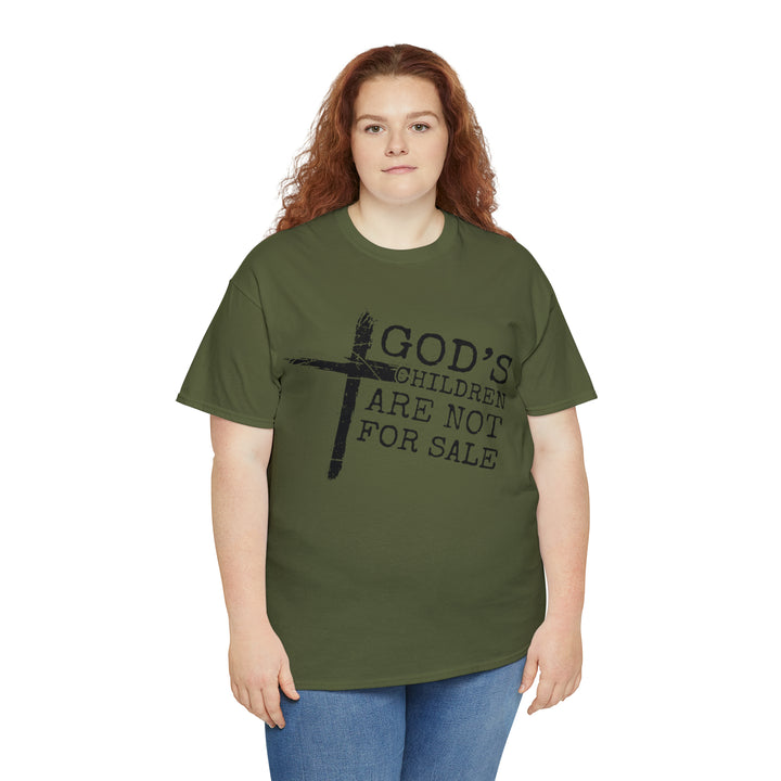 Gods children are not for sale-Unisex Heavy Cotton Tee