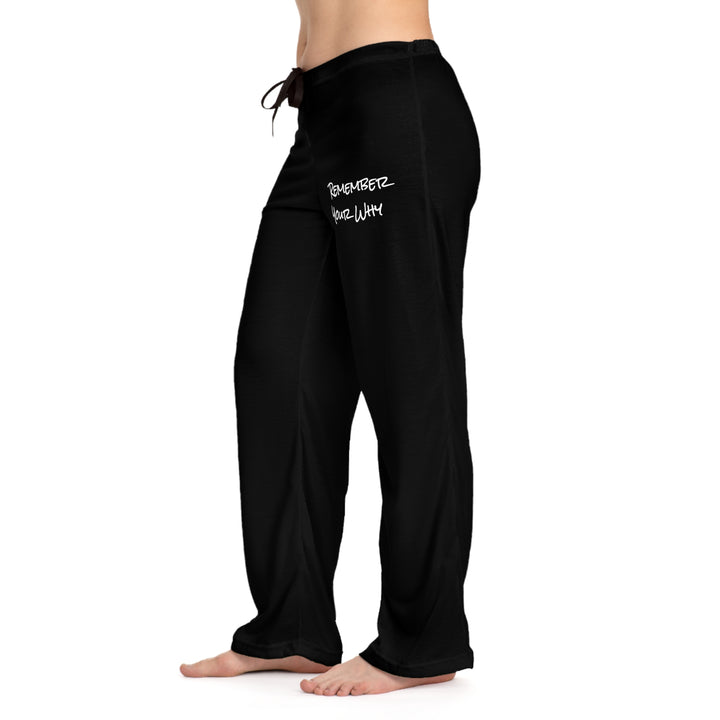 Remember your why-Women's Pajama Pants (AOP)