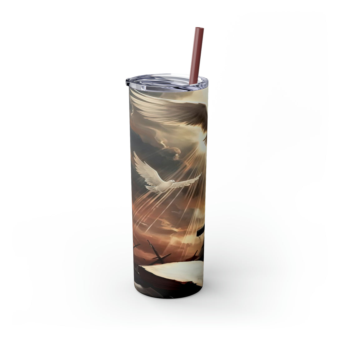 Skinny Tumbler with Straw, 20oz