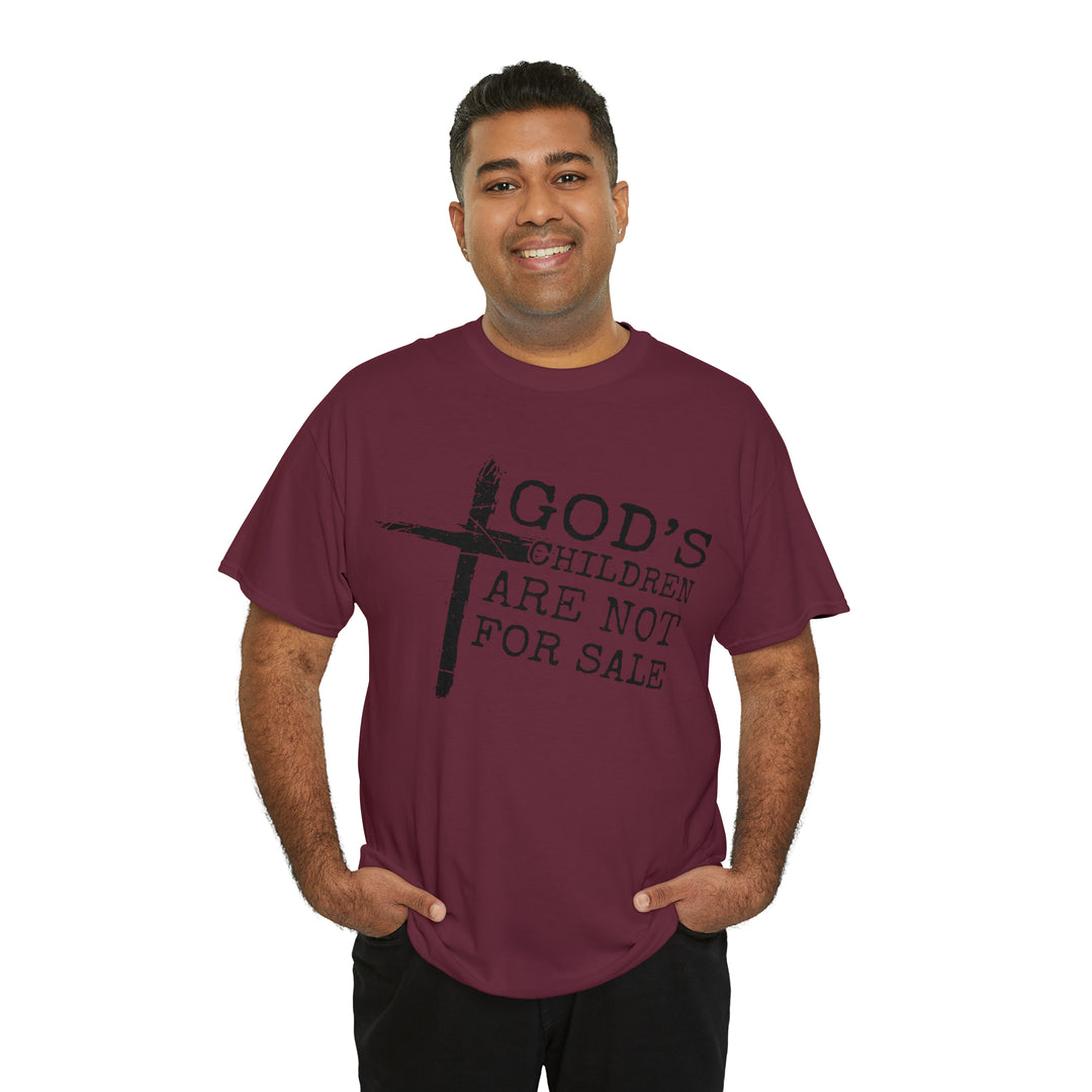 Gods children are not for sale-Unisex Heavy Cotton Tee