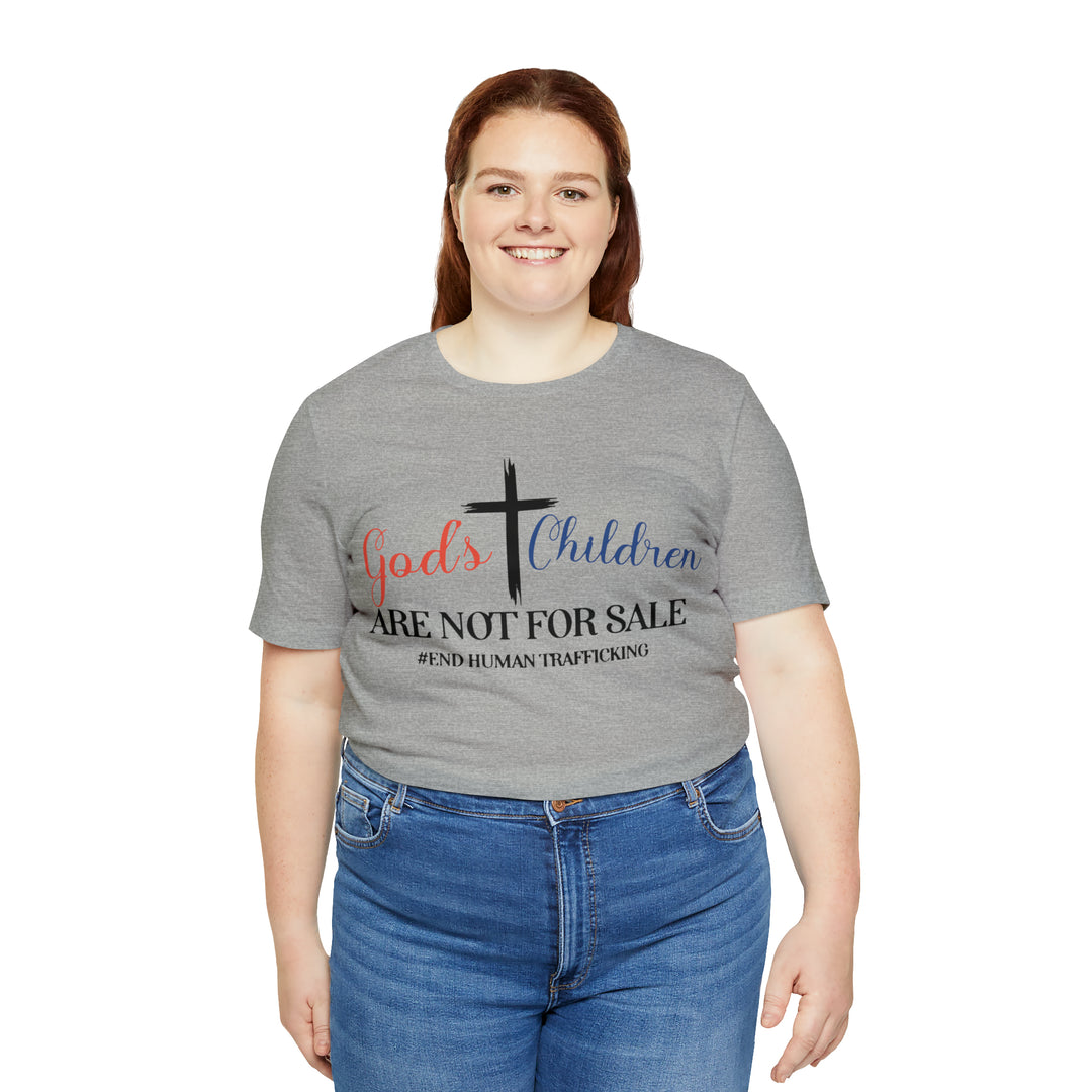 End Human trafficking-Unisex Jersey Short Sleeve Tee