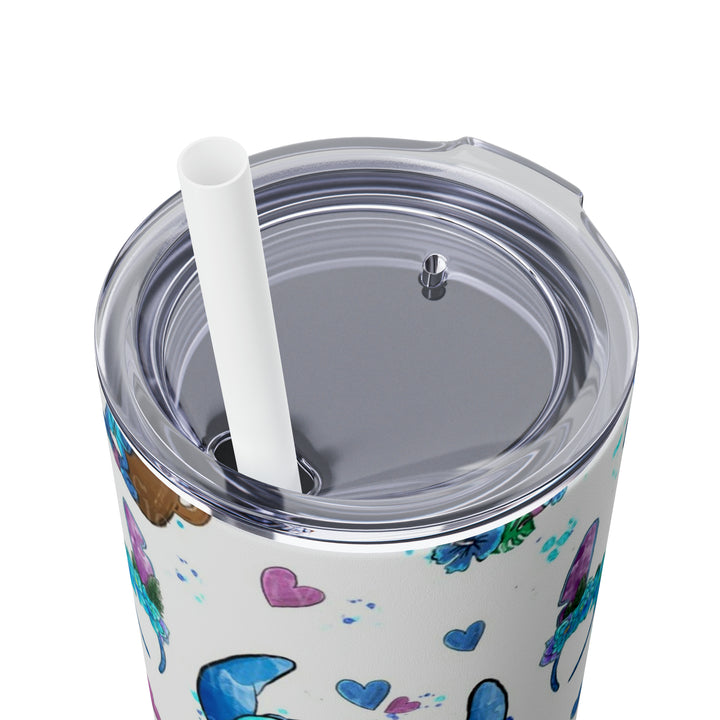 Skinny Tumbler with Straw, 20oz